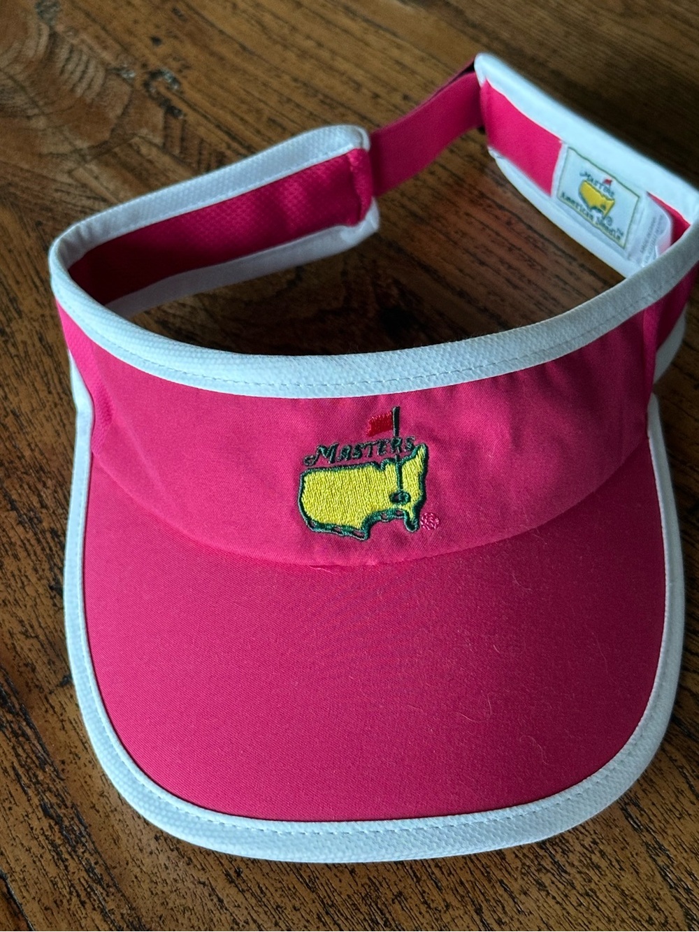 Masters Pink Kids Visor with White Trim
